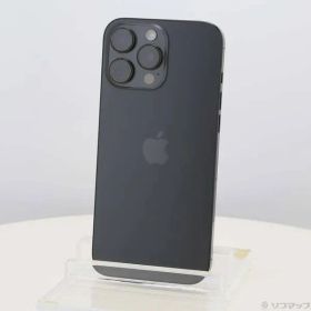 ソフマップ 〔中古品〕 iPhone16 Pro Max 256GB ブラックチタニウム MYWG3J／A SIMフリー【348】