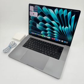 【送料無料】Apple MacBook Pro 16(2021, A2485) M1 Max / RAM 64GB / SSD 2TB / スペースグレー / 充放電回数 : 606 [MC233]