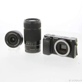 ソフマップ 〔中古品〕 α6000 ILCE-6000Y ブラック ダブルズームレンズキット【276】