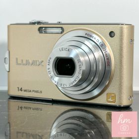 【美品】Panasonic LUMIX DMC-FX66 ゴールド 1410万画素 光学5倍ズーム 広角25mm ライカレンズ おまかせiA コンパクトデジタルカメラ パナソニック ルミックス