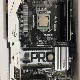 【パーツセット】i7-7700k. H270 pro4. 8GBメモリ