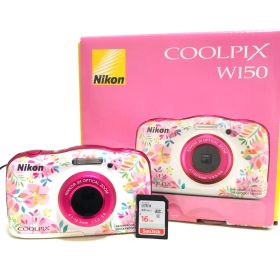 【限定品】 美品 SDカード付Nikon COOLPIX W150 FLOWER