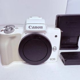 良品 キヤノン EOS Kiss M ホワイト