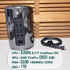 Mac Pro(Late 2013) 3.5GHz・32GB・1TB