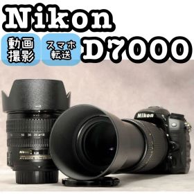 Nikon D7000 ❤️動作確認済 ダブルレンズ スマホ転送 ニコン 一眼レフ