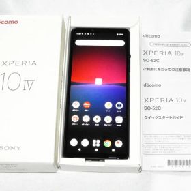 SONY Xperia 10 IV SO-52C ブラック SIMフリー
