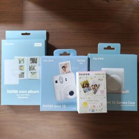 FUJIFILM instax mini 12 クレイホワイト セット