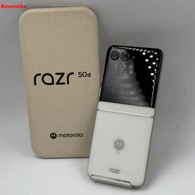 motorola razr 50d 8GB/256GB ホワイトマーブル M-51E docomo版