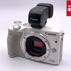 【中古】 【美品】 キヤノン EOS M3 ボディ ホワイト EVFキット