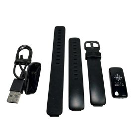 【中古品】Fitbit Inspire 2 フィットビット インスパイア2 ブラック FB418BKBK-FRCJK スマートウォッチ フィットネストラッカー 充電ケーブル付 中古