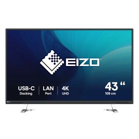 EIZO 大画面モニター | FlexScan EV4340X-BK | 42.5型4K・USB Type-C・リモコン付・ブラック