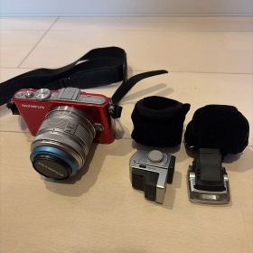 OLYMPUS PEN Lite E-PL3 レッド 本体 新品バッテリー