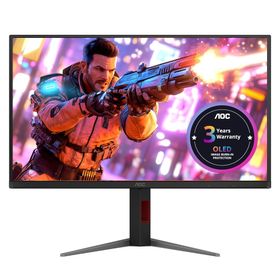【国内正規品】AOC QD-OLEDゲーミングモニター 26.5インチ, QHD@280hz, 応答速度0.03ms(GtG), 有機EL, 輝度1000cd/m、HDMI2.1x2/ DP1.4x1, HDR TrueBlack400認証, 量子ドット技術, 高さ調節, 横縦回転, 3年, G-Sync Compatible Q27G4ZD/11