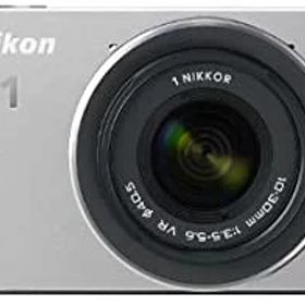 【中古】【39shop】Nikon★ミラーレス一眼カメラ Nikon 1 (ニコンワン) J1 (ジェイワン) 標準ズームレンズキット シルバーN1 J1HLK SL（良い）