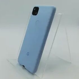 【中古】Google SoftBank 【SIMロック解除済み】 Pixel 4a (4G) Barely Blue 6GB 128GB G025M【千葉】保証期間１ヶ月【ランクC】