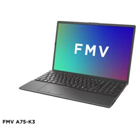【長期保証付】富士通 FUJITSU FMV Note A FMVA75K3BA 16.0型 Win11Home Corei5 メモリ16GB SSD256GB Office オプション付 ブライトブラック A75-K3