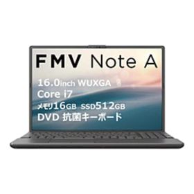 【中古】FUJITSU(富士通） 〔展示品〕 FMV Note A A75-K3 FMVA75K3BB ブライトブラック 【377-ud】