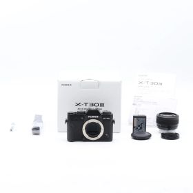 FUJIFILM X-T30 III XC13-33mmレンズキット チャコールシルバー ショット数 1142回 美品