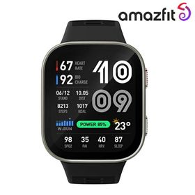 アマズフィット ビップ マックス シルバー スマートウォッチ ブランド Bluetooth Amazfit SP170085-C24 デジタル ブラック 黒