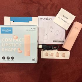 アンカー ワイヤレスイヤホン Anker Soundcore A30i ピンク