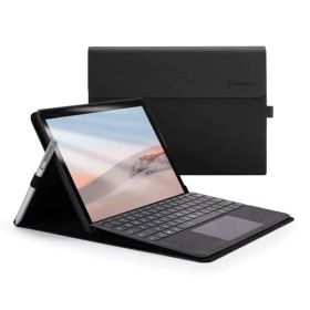 【数量限定】保護カバー ケース インチ 多視角 10.5 4/3/2/1 Go Surface PU（ブラック） Microsoft for Omnpak