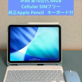 iPad 第10世代64GB SIMフリー 純正Apple Pencil