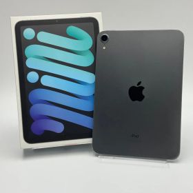 【割れあり箱付き中古D】iPad mini 第6世代 64GB スターライト Wi-Fi バッテリー【82%】