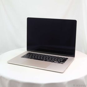 (中古)(展示品) MacBook Air 15.3-inch Mid-2023 MQKU3J/A M2 8コアCPU_10コアGPU 16GB SSD1TB スターライト (26.3 Tahoe)(258-ud)