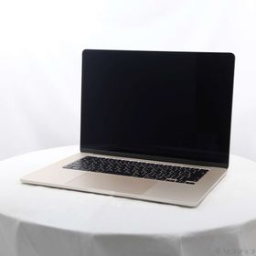(中古)Apple MacBook Air 15.3-inch Mid-2023 MQKU3J/A Apple M2 8コアCPU_10コアGPU 24GB SSD256GB スターライト (26.3 Tahoe)(377-ud)