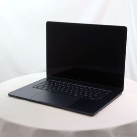 (中古)Apple MacBook Air 15.3-inch Mid-2023 MQKW3J/A Apple M2 8コアCPU_10コアGPU 8GB SSD256GB ミッドナイト (26.3 Tahoe)(276-ud)