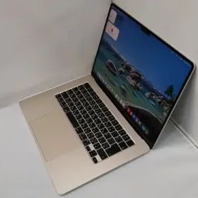 【中古】Apple MacBook Air 15インチ M2(CPU:8C/GPU:10C) 8GB/512GB スターライト MQKV3J/A (M2,2023)【仙台駅東口】保証期間１ヶ月【ラ