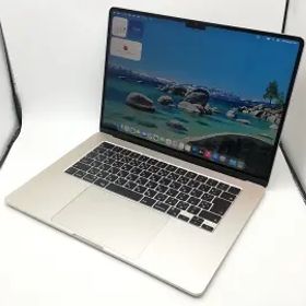 【中古】Apple MacBook Air 15インチ M2(CPU:8C/GPU:10C) 8GB/256GB スターライト MQKU3J/A (M2,2023)【鹿児島中町】保証期間１ヶ月【ラ