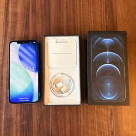 iPhone 12 Pro Max 256GB 箱・未使用純正ケーブル付 ブルー