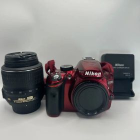 美品 Nikon D3200 レッド 18-55mm VR シャッター4210回