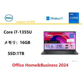 Dell(デル) ノートパソコン DELL Inspiron 15 3530 NI85 Core i7/16GB/1TB/Windows 11 Home 64bit /Office Home&amp;Business 2024/展示品