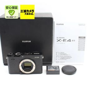 [訳あり | S数1,659回] FUJIFILM X-E4 ボディ ブラック ミラーレス一眼