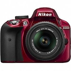 【中古】（非常に良い）Nikon デジタル一眼レフカメラ D3300 18-55 VR IIレンズキット レッド D3300LKRD