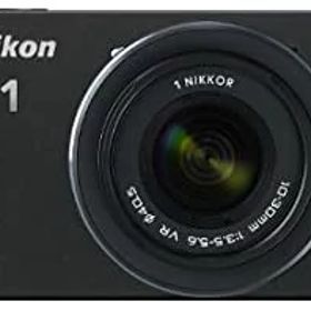 【中古】【39shop】Nikon★ミラーレス一眼カメラ Nikon 1 (ニコンワン) J1 (ジェイワン) 標準ズームレンズキット ブラックN1 J1HLK BK（良い）