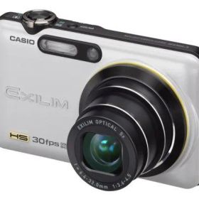 【中古】(非常に良い)CASIO デジタルカメラ HI-SPEED EXILIM EX-FC100 ホワイト EX-FC100WE