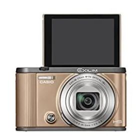 【中古】(非常に良い)CASIO デジタルカメラ EXILIM 自分撮りチルト液晶 EX-ZR1700GD ゴールド