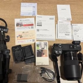 SONY α6400 レンズセット箱説明書有り