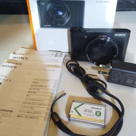 値引き対象【美品・初期不良保証】SONY DSC-WX500 Cyber-shot Wi-Fi 30倍ズーム ブラック デジカメ