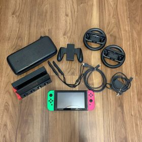Nintendo Switch 本体 ネオンピンク【ジャンク】/ネオングリーン