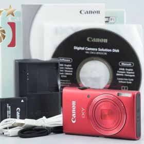 【中古】Canon キヤノン IXY 110F レッド コンパクトデジタルカメラ 元箱付き