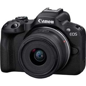 キヤノン ミラーレス一眼カメラ「EOS R50」RF-S18-45 IS STM レンズキット（ブラック） EOSR50BK-1845ISSTMLK Canon