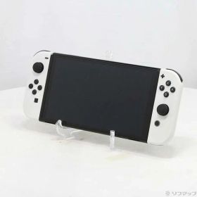 【中古】Nintendo(任天堂) Nintendo Switch 有機ELモデル Joy-Con(L)／(R) ホワイト 【371-ud】