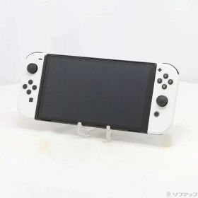【中古】Nintendo(任天堂) Nintendo Switch 有機ELモデル Joy-Con(L)／(R) ホワイト 【198-ud】