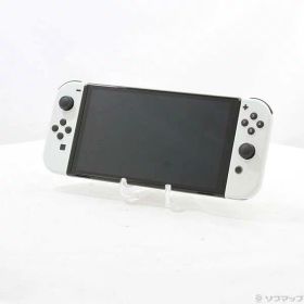 【中古】Nintendo(任天堂) Nintendo Switch 有機ELモデル Joy-Con(L)／(R) ホワイト 【349-ud】