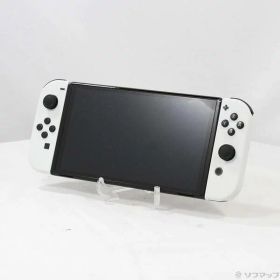 【中古】Nintendo(任天堂) Nintendo Switch 有機ELモデル Joy-Con(L)／(R) ホワイト 【349-ud】