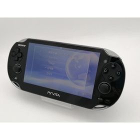 【中古】SONY PlayStation VITA Wi-Fiモデル クリスタルブラック PCH-1000 ZA01【大須2】保証期間１ヶ月【ランクC】